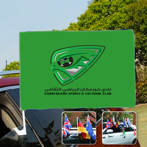 علم نافذة سيارة الخليج RSL للسيارات الرياضية متعددة الاستخدامات