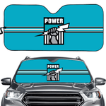 Port Adelaide Power AFL Car Sun Shade Windshield