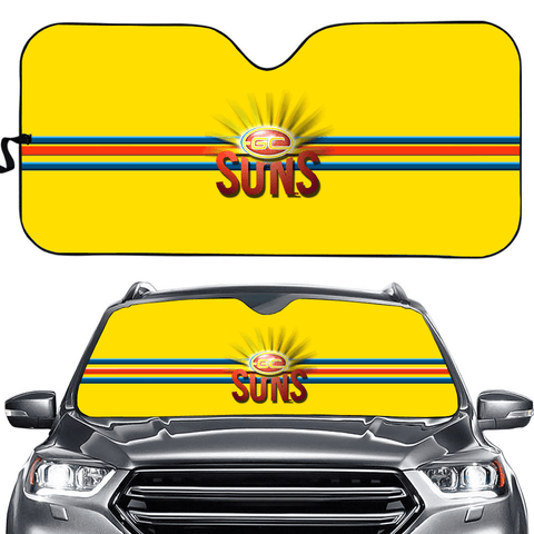 Gold Coast Suns AFL Car Sun Shade Windshield