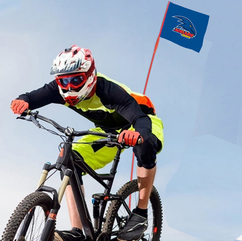 Adelaide Crows AFL Bicycle Bike Rear Wheel Flag