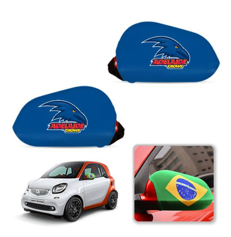 Adelaide Crows AFL Car Mirror Covers Side Rear-View Elastic