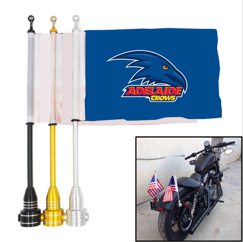 Adelaide Crows AFL Motocycle Rack Pole Flag