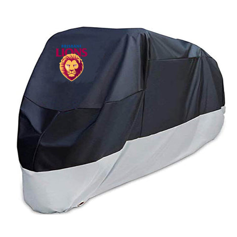 Brisbane Lions AFL Outdoor Motorcycle Motobike Cover