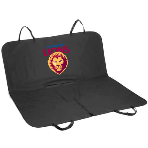 Brisbane Lions AFL Car Pet Carpet Seat Hammock Cover