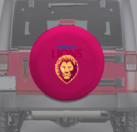 Brisbane Lions AFL Spare Tire Cover Wheel