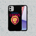 Phone Case Rubber Plastic Brisbane Lions AFL Print