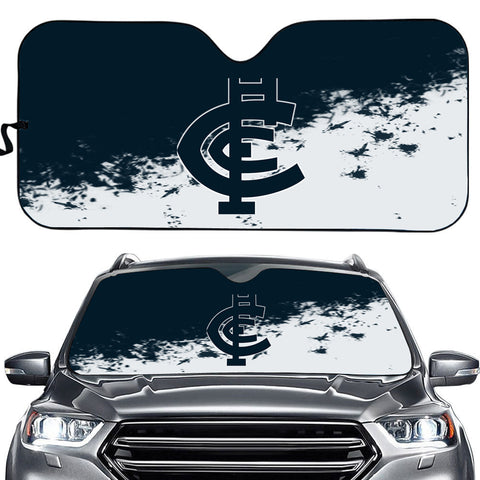 Carlton Blues AFL Car Sun Shade Windshield