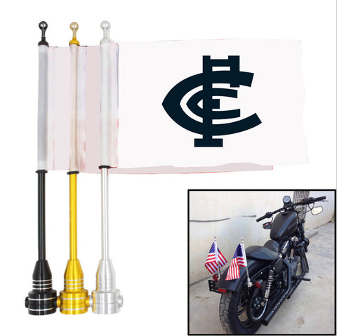 Carlton Blues AFL Motocycle Rack Pole Flag