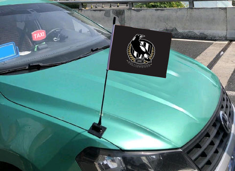 Collingwood Magpies AFL Car Hood Flag