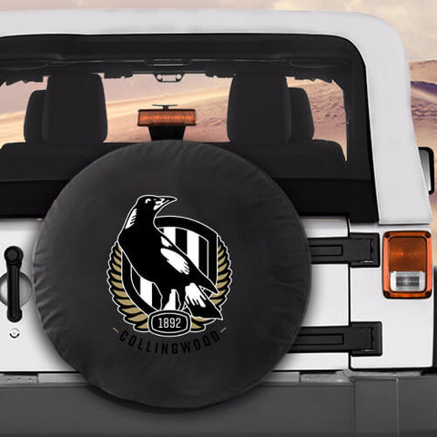 Collingwood Magpies AFL Spare Tire Cover Wheel
