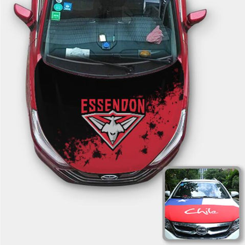 Essendon Bombers AFL Car Auto Hood Engine Cover Protector