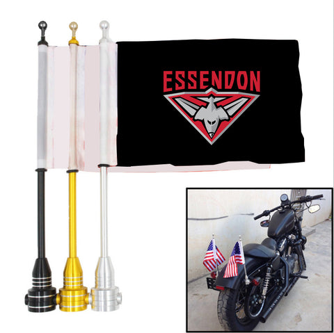 Essendon Bombers AFL Motocycle Rack Pole Flag