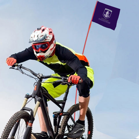 Fremantle Dockers AFL Bicycle Bike Rear Wheel Flag