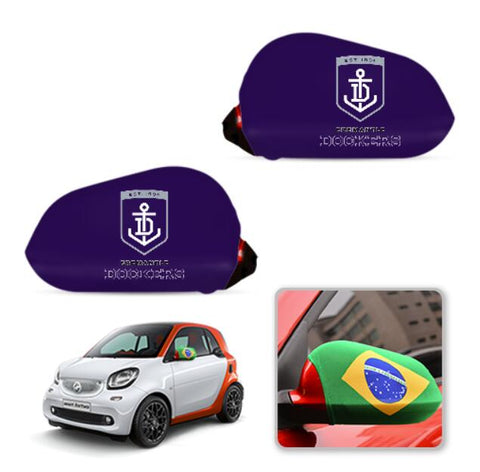 Fremantle Dockers AFL Car Mirror Covers Side Rear-View Elastic