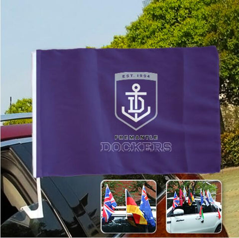 Fremantle Dockers AFL Car SUV Automobile Window Flag