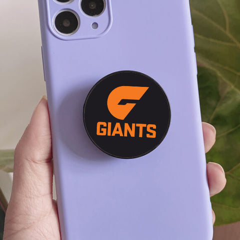 GWS Giants AFL Pop Socket Popgrip Cell Phone Stand Airpop