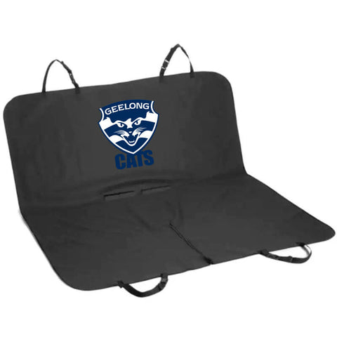 Geelong Cats AFL Car Pet Carpet Seat Hammock Cover