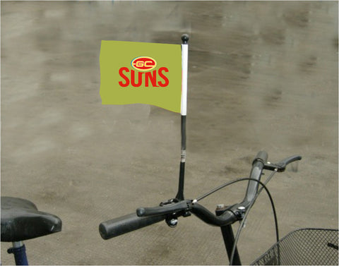 Gold Coast Suns AFL Bicycle Bike Handle Flag