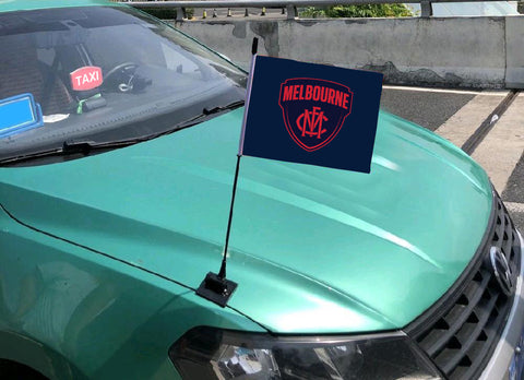 Melbourn Demons AFL Car Hood Flag