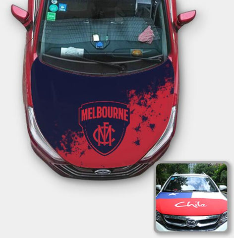 Melbourn Demons AFL Car Auto Hood Engine Cover Protector