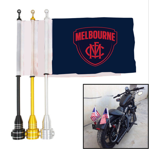 Melbourn Demons AFL Motocycle Rack Pole Flag