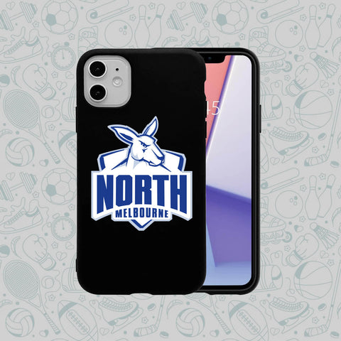 Phone Case Rubber Plastic North_Melbourne Kangaroos AFL Print