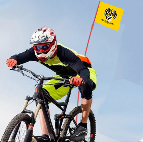 Richmond Tigers AFL Bicycle Bike Rear Wheel Flag