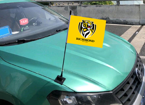 Richmond Tigers AFL Car Hood Flag