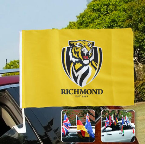 Richmond Tigers AFL Car SUV Automobile Window Flag