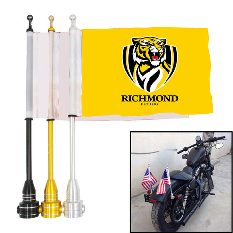 Richmond Tigers AFL Motocycle Rack Pole Flag