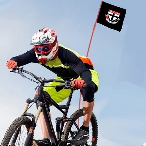 St Kilda Saints AFL Bicycle Bike Rear Wheel Flag