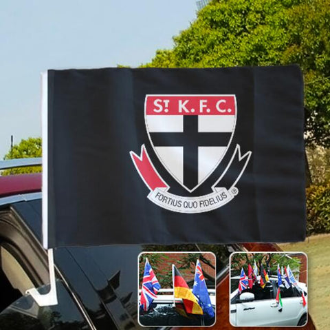 St Kilda Saints AFL Car SUV Automobile Window Flag