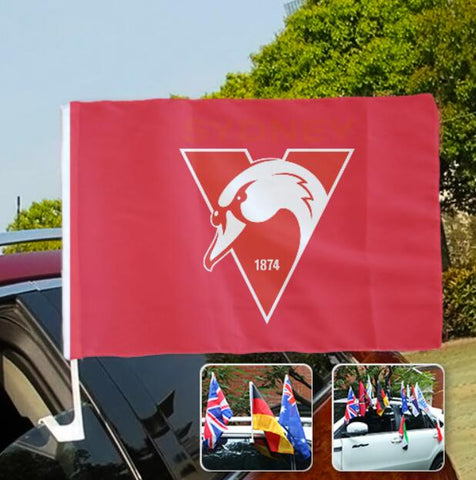 Sydney Swans AFL Car SUV Automobile Window Flag