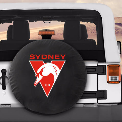 Sydney Swans AFL Spare Tire Cover Wheel