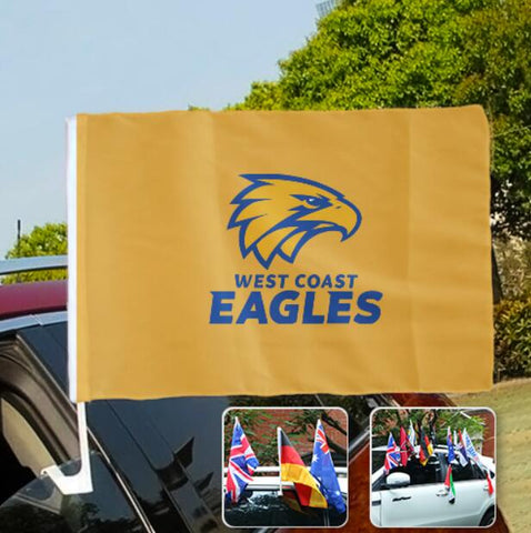 West Coast Eagles AFL Car SUV Automobile Window Flag