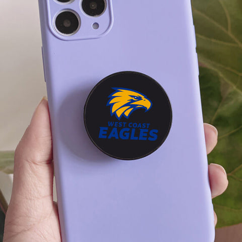 West Coast Eagles AFL Pop Socket Popgrip Cell Phone Stand Airpop
