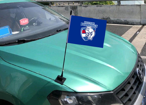 Western Bulldogs AFL Car Hood Flag