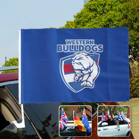 Western Bulldogs AFL Car SUV Automobile Window Flag