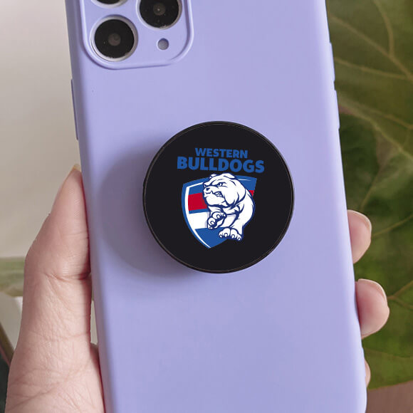 Western Bulldogs AFL Pop Socket Popgrip Cell Phone Stand Airpop – Mooffan