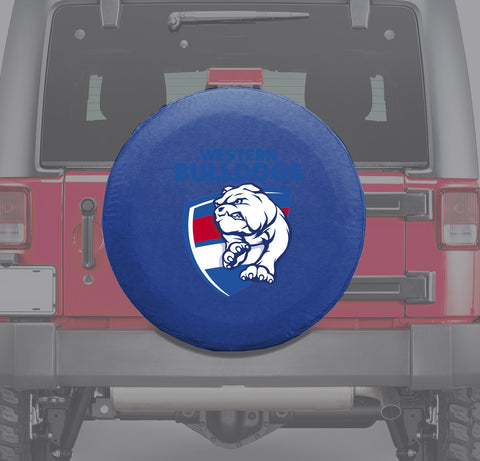 Western Bulldogs AFL Spare Tire Cover Wheel